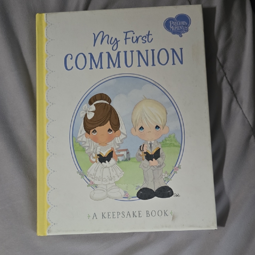 New Precious Moments My First Communion Keepsake Book